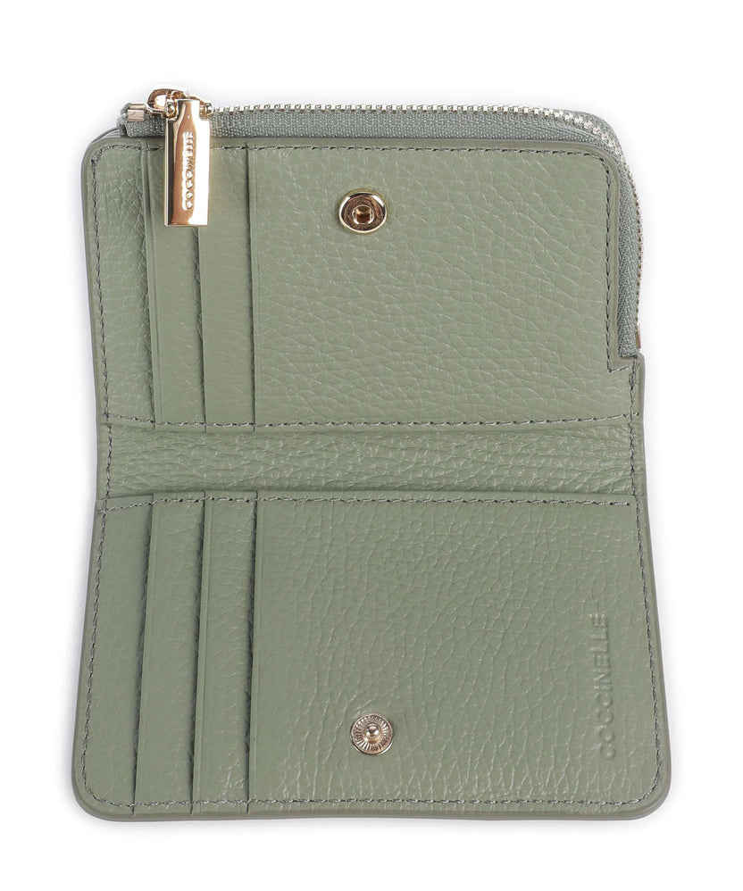 Coccinelle Metallic Soft Wallet greenery