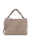 Coccinelle Boheme Suede Beuteltasche warm taupe