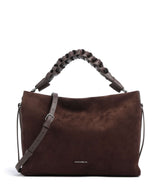 Coccinelle Boheme Suede Beuteltasche brunette