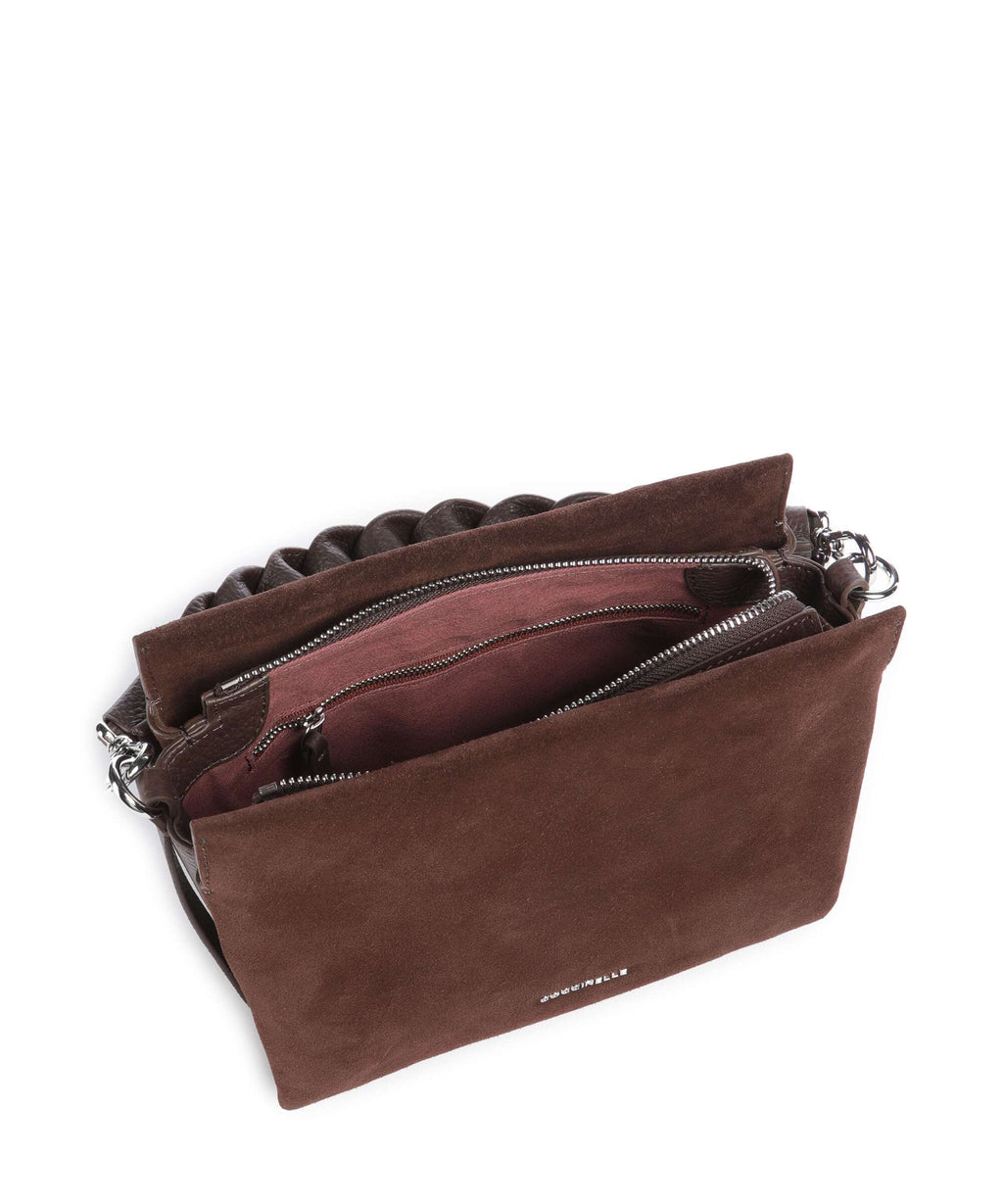 Coccinelle Boheme Suede Handbag brunette
