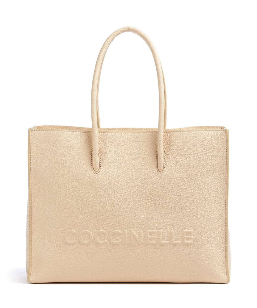 Coccinelle Myrtha Maxi Logo Tote bag betulla