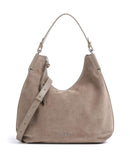 Coccinelle Rebekka Suede Borsa hobo warm taupe