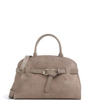 Coccinelle Sabine Suede Handtasche warm taupe