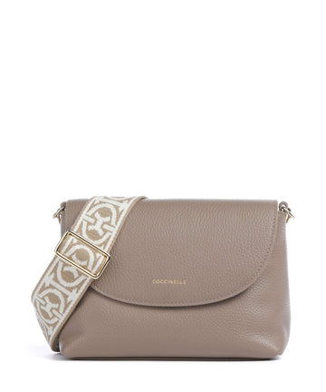 Coccinelle Paulina Umhängetasche warm taupe