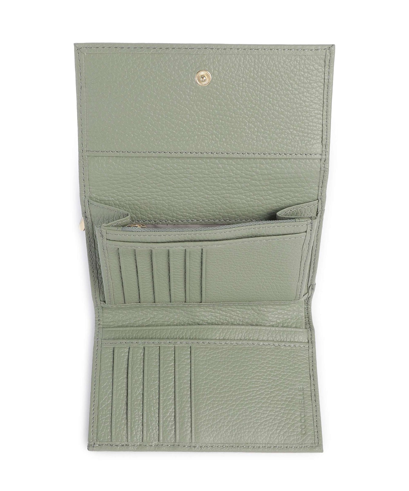 Coccinelle Metallic Soft RFID Wallet greenery