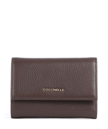 Coccinelle Metallic Soft Geldbörse brunette