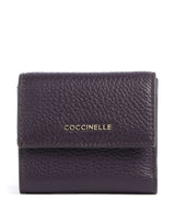 Coccinelle Metallic Soft Portafoglio prune
