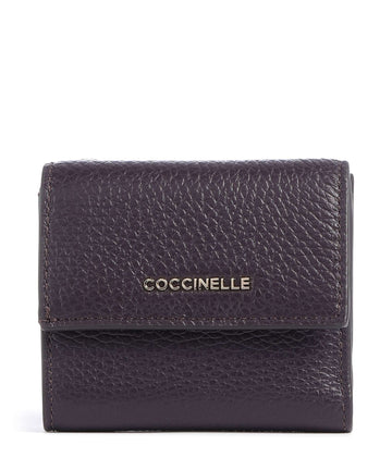 Coccinelle Metallic Soft Geldbörse prune
