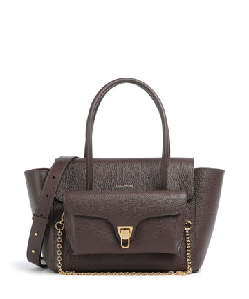 Coccinelle Beat Double Borsa a mano brunette