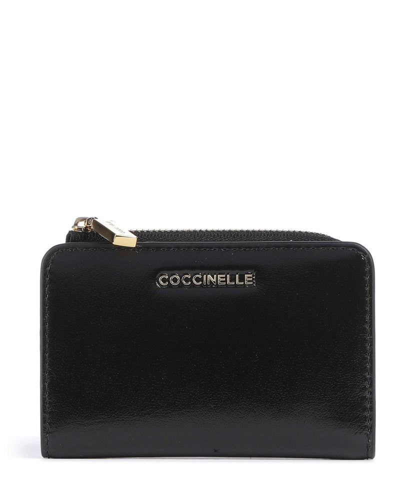 Coccinelle Metallic Shiny Smooth RFID Wallet noir