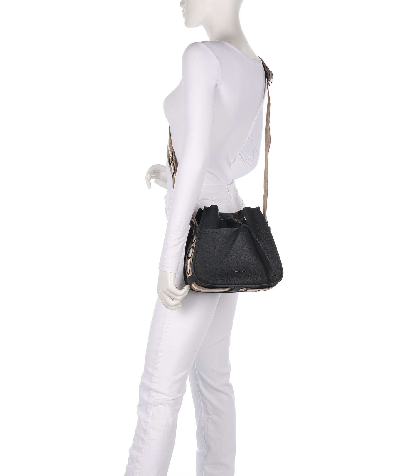 Coccinelle Raquel Bucket bag noir/cognac