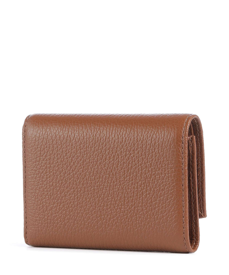 Coccinelle Metallic Soft RFID Wallet cognac