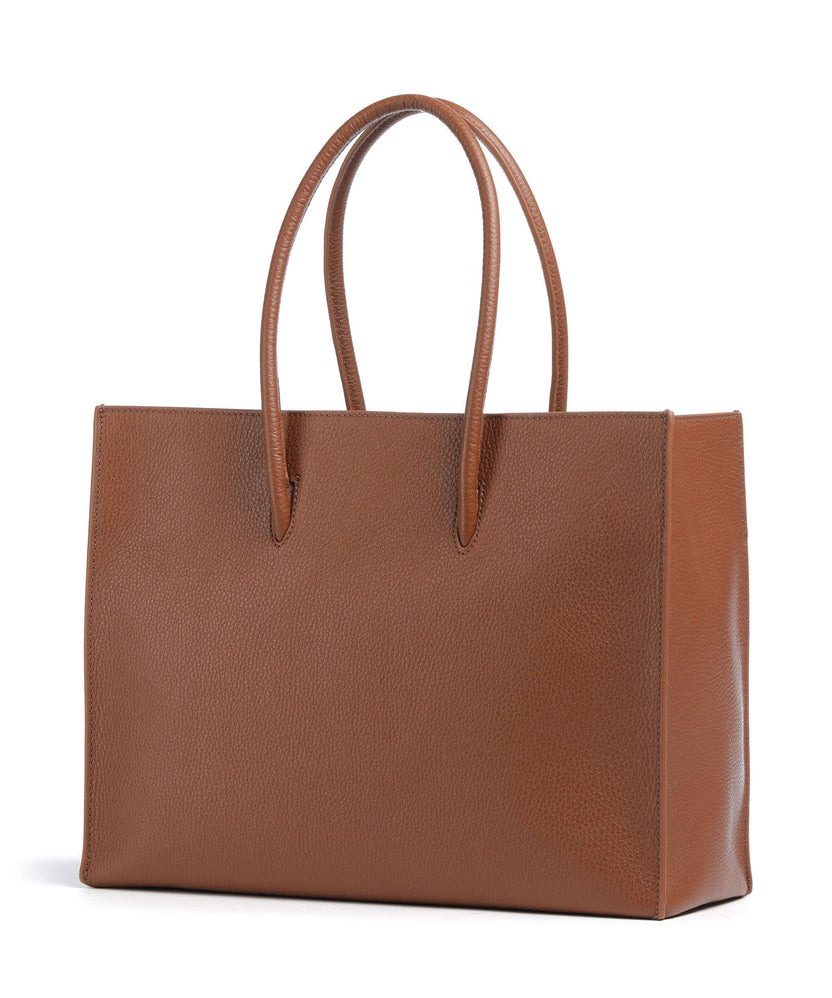 Coccinelle Myrtha Maxi Logo Tote bag cognac