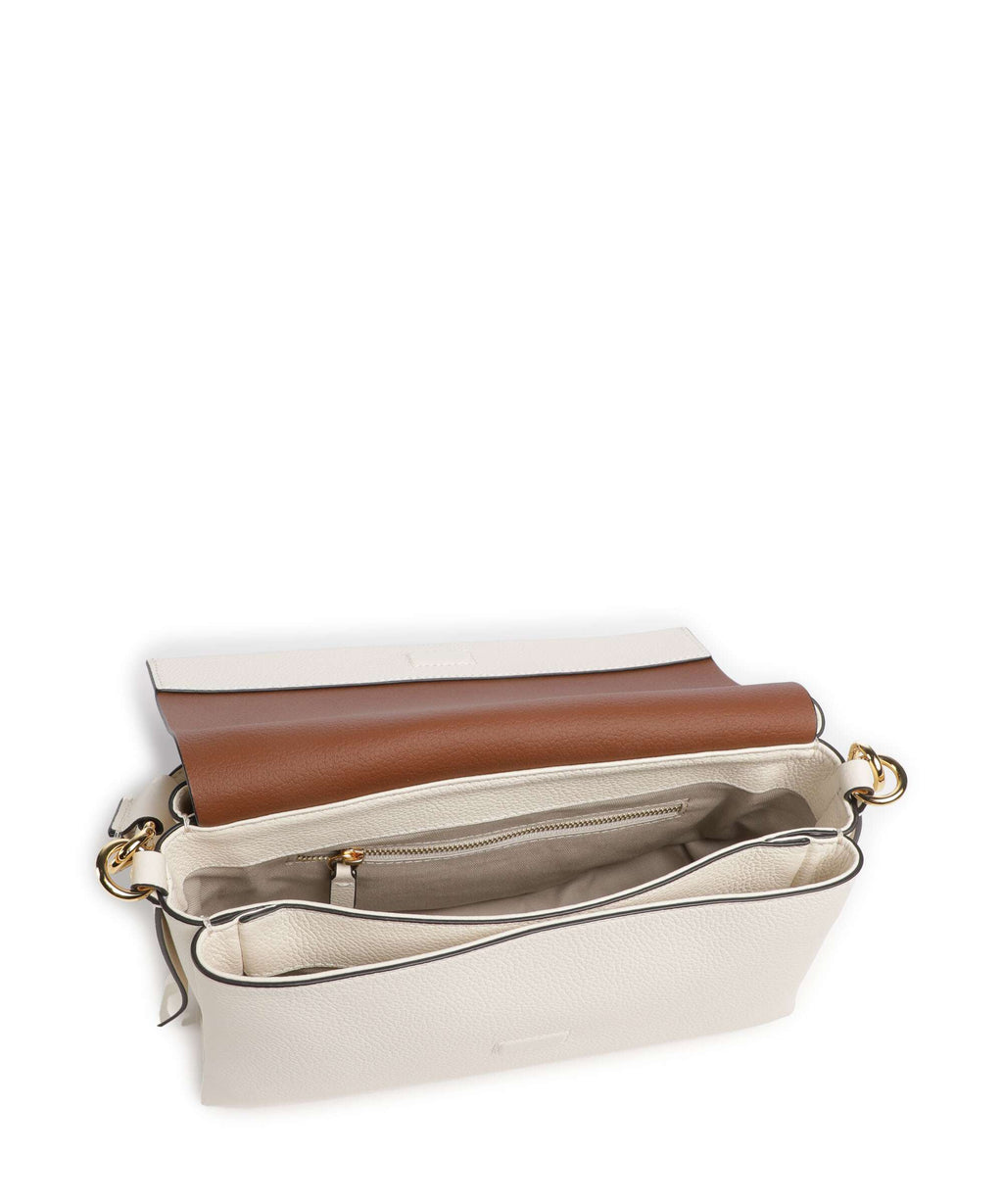 Coccinelle Boheme Grana Double Shoulder bag pearl/cognac