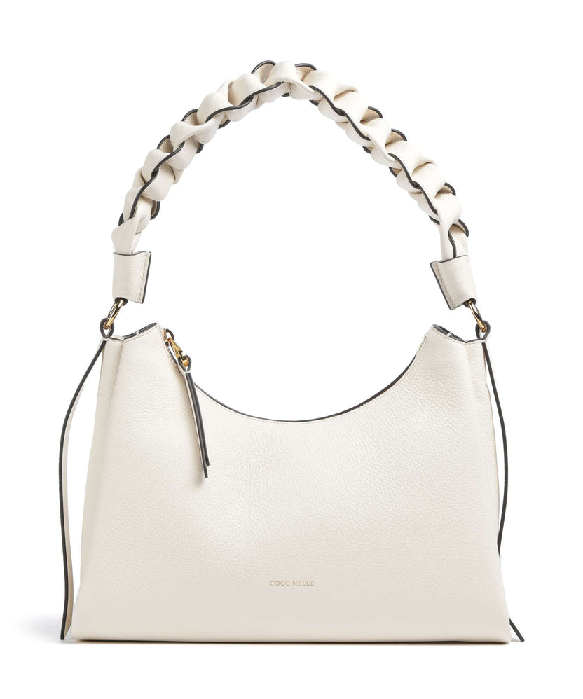 Coccinelle Boheme Grana Double Shoulder bag pearl/cognac