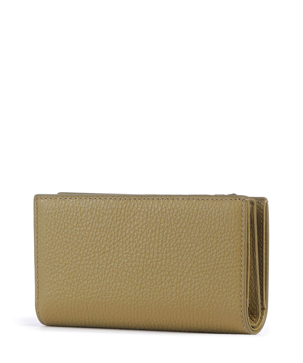 Coccinelle Metallic Soft Wallet seagrass