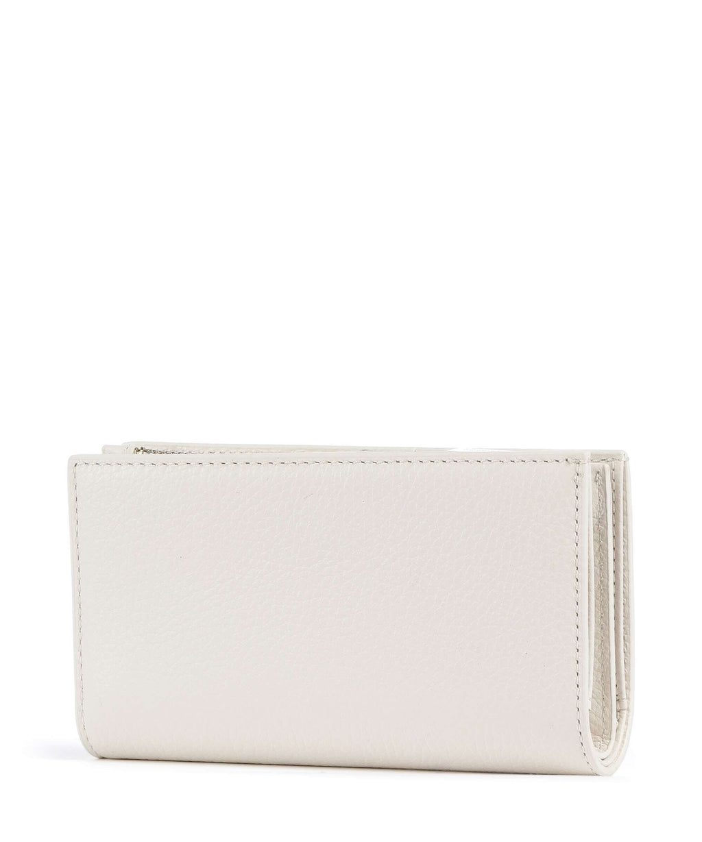 Coccinelle Metallic Soft Wallet pearl
