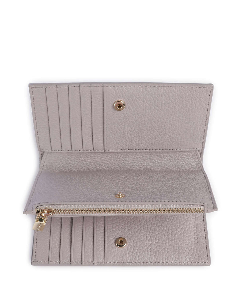 Coccinelle Metallic Soft RFID Wallet oyster