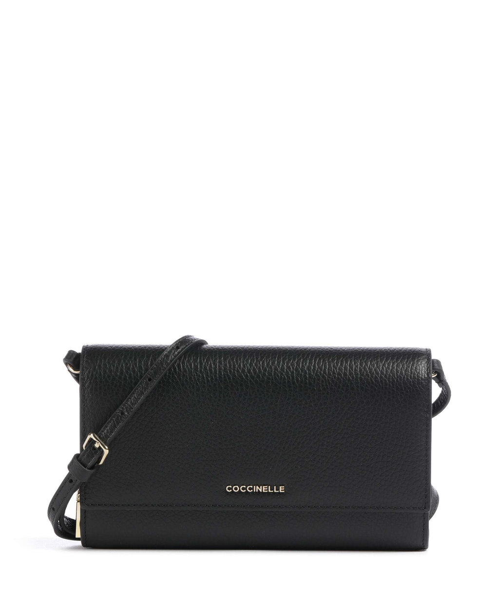 Coccinelle Metallic Soft Wallet noir