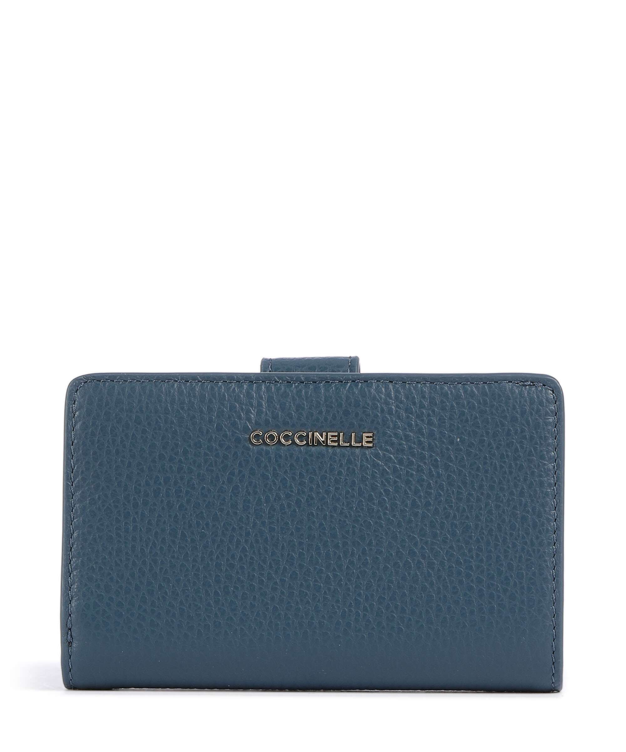 Coccinelle Metallic Soft Wallet deep blue