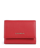 Coccinelle Metallic Soft RFID Wallet scarlet