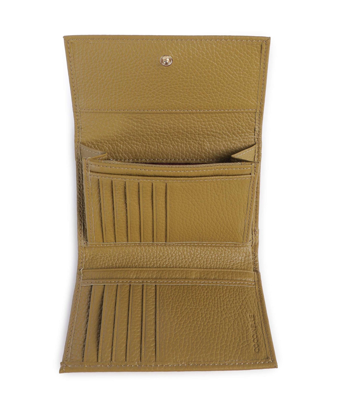 Coccinelle Metallic Soft RFID Wallet seagrass