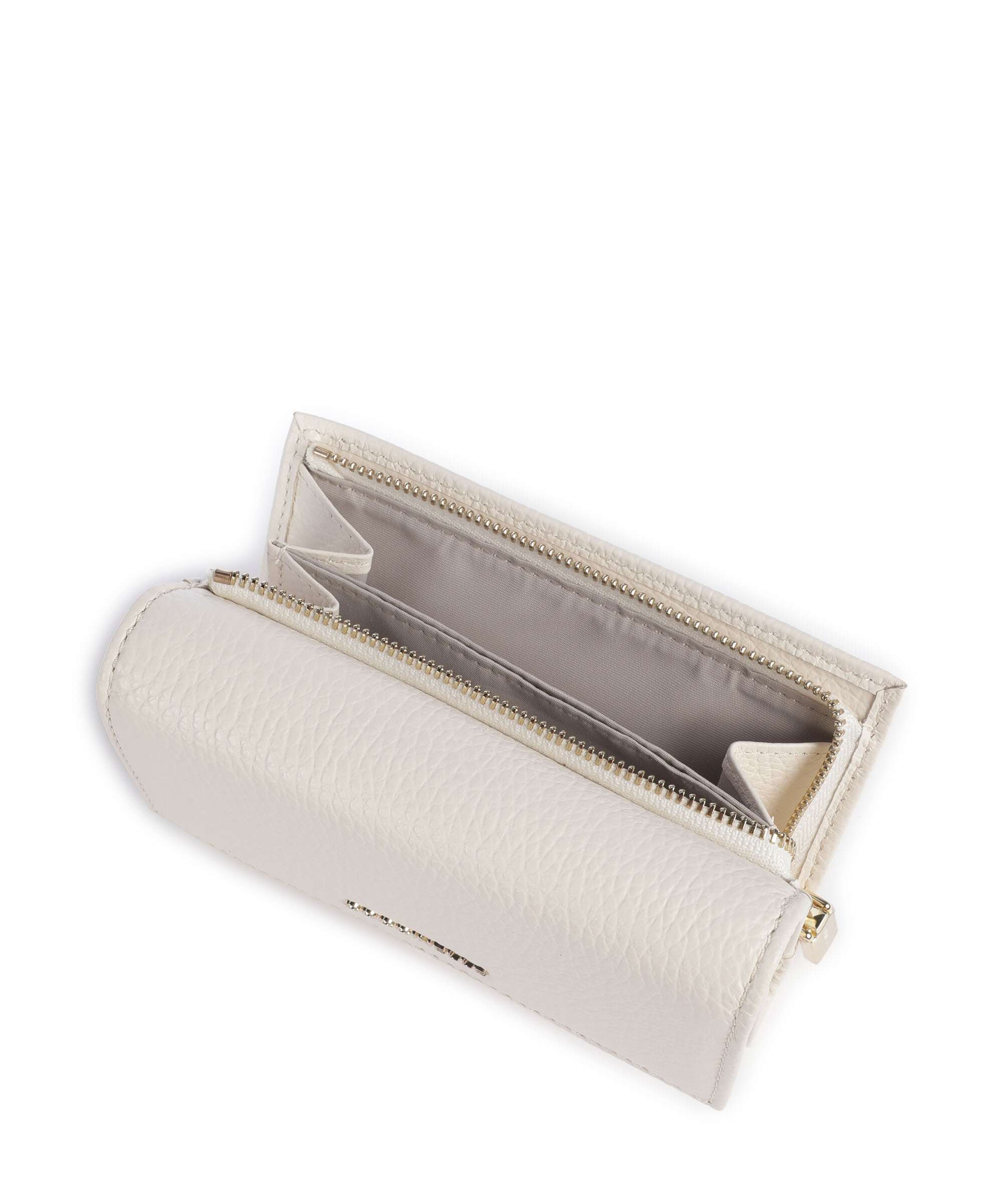 Coccinelle Metallic Soft RFID Wallet pearl
