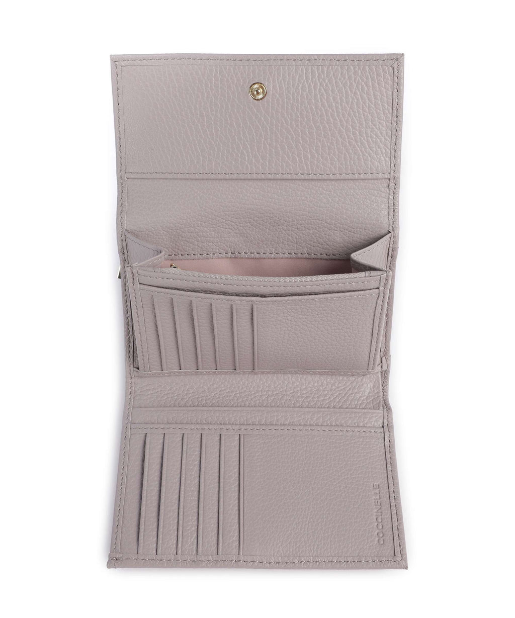 Coccinelle Metallic Soft RFID Wallet oyster