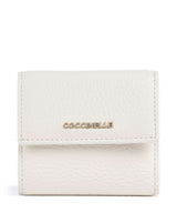Coccinelle Metallic Soft RFID Wallet pearl