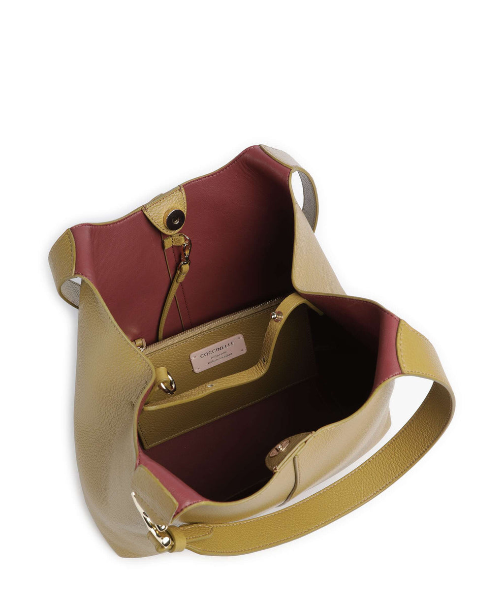 Coccinelle C-Easy Hobo bag seagrass