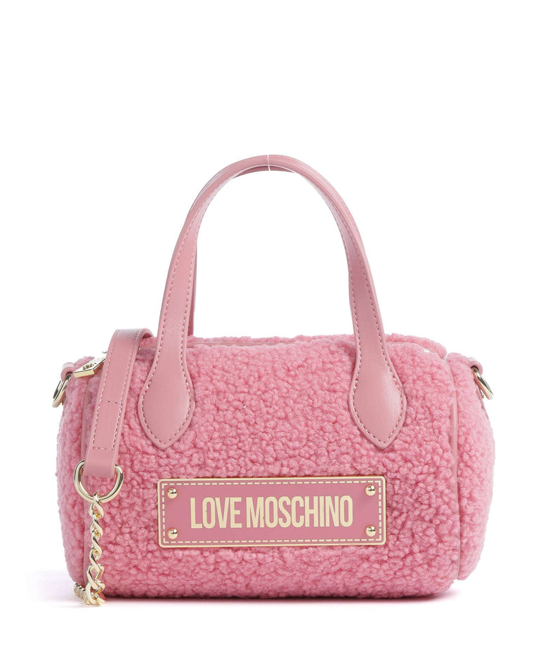 Love Moschino Poodle Handbag old rose