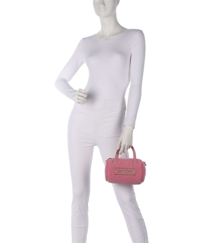 Love Moschino Poodle Handbag old rose