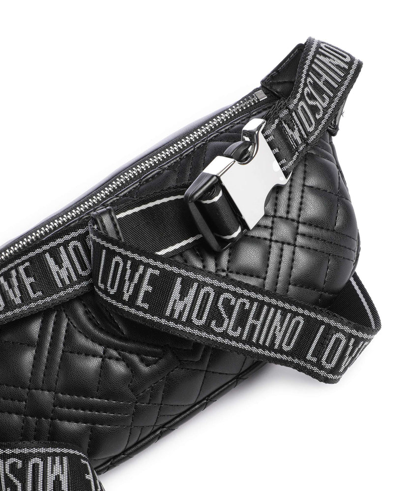 Love Moschino Quilted Fanny pack black