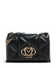 Love Moschino Embossed Q Schultertasche black