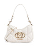 Love Moschino Embossed Q Schultertasche ivory
