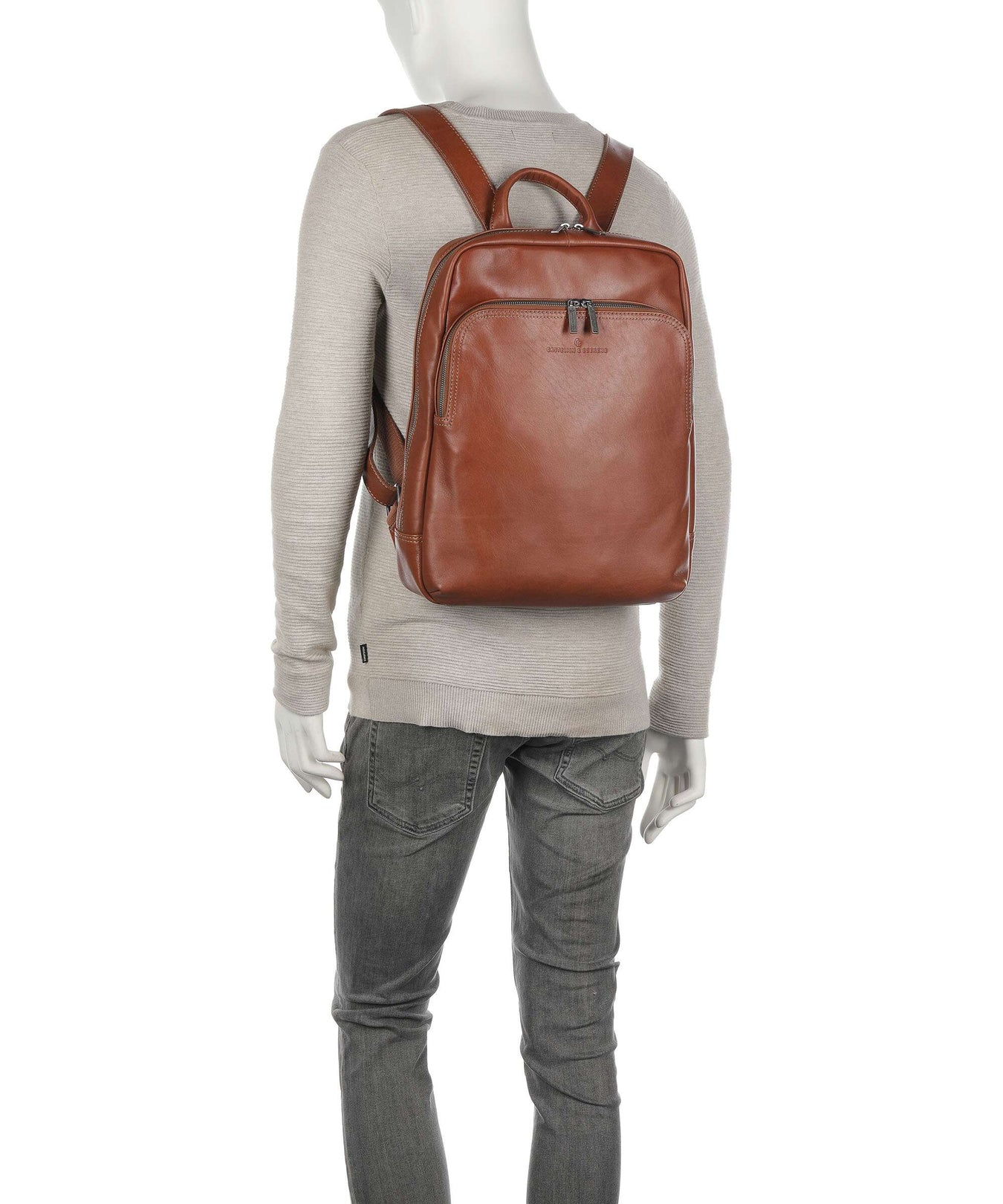 Castelijn & Beerens Firenze Backpack light brown