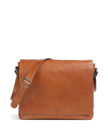 Castelijn & Beerens Heritage Kuriertasche light brown