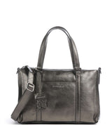 Burkely Creased Crystal Handtasche gunmetal