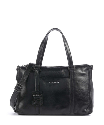 Burkely Creased Crystal Handtasche black