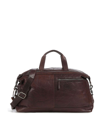Spikes & Sparrow Bronco Borsone da weekend dark brown