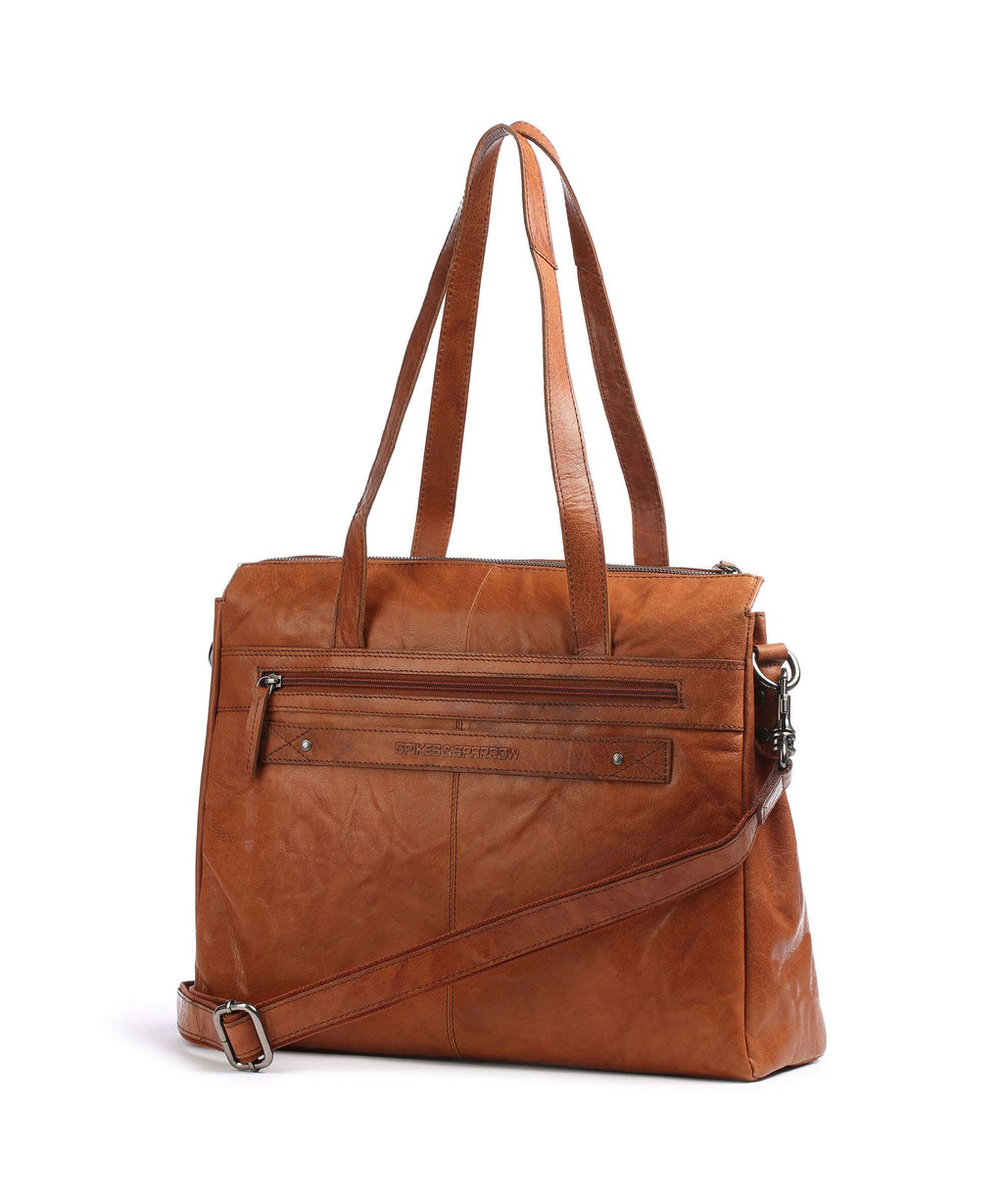 Spikes & Sparrow Bronco Tote bag brandy