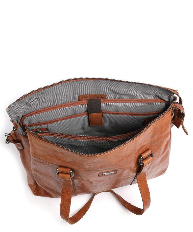 Spikes & Sparrow Bronco Tote bag brandy