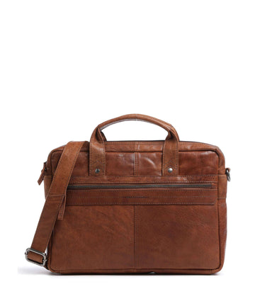 Spikes & Sparrow Bronco Aktentasche brandy