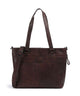 Spikes & Sparrow Bronco Lavendar Tote bag dunkelbraun
