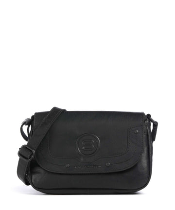 Spikes & Sparrow Bronco Linne Borsa a tracolla schwarz