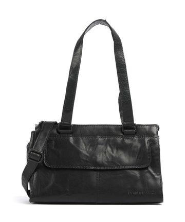 Spikes & Sparrow Bronco Amity Borsa a spalla schwarz