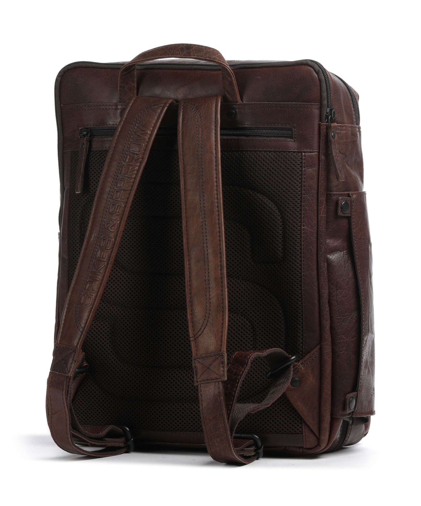 Spikes & Sparrow Bronco Jonathan Backpack dunkelbraun