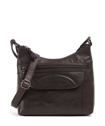 Spikes & Sparrow Bronco Elien Borsa a tracolla dunkelbraun