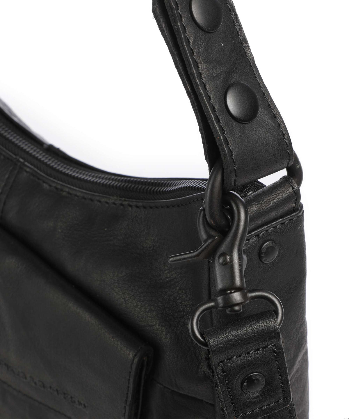 Spikes & Sparrow Bronco Ida Hobo bag black