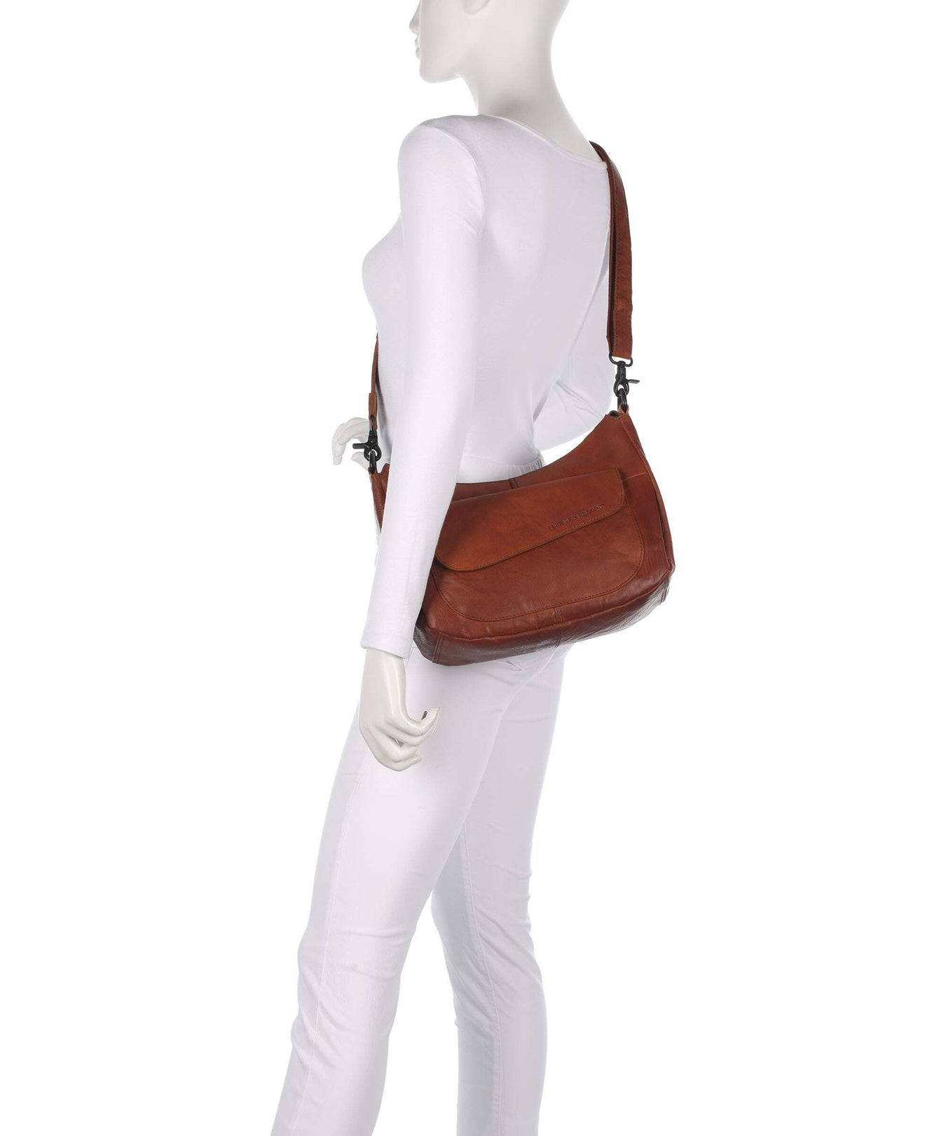 Spikes & Sparrow Bronco Ida Hobo bag brandy